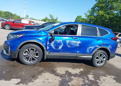 2021 Honda Cr-v Awd Ex, daño Lateral izquierdo, Iaai lote 44994966, foto 14 de 16