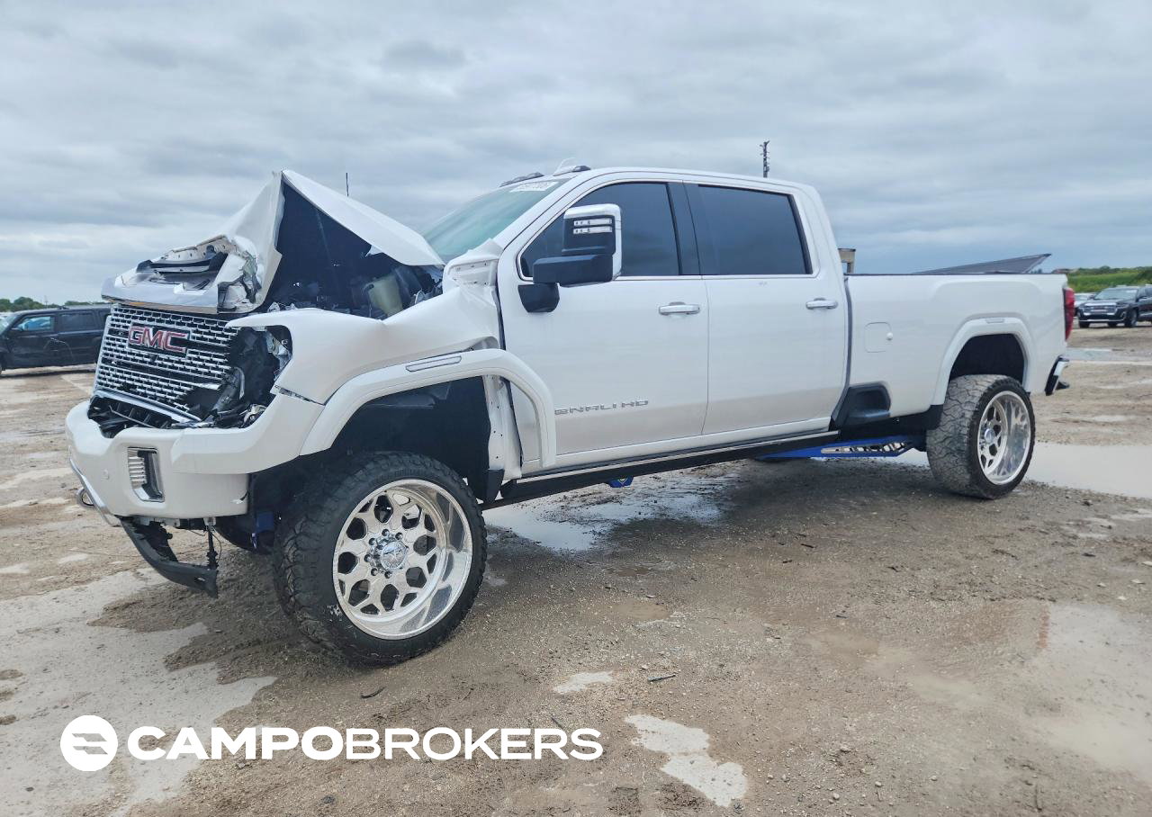 2022 Gmc Sierra K3500 Denali, пошкодження: Передня частина, Copart лот 55977306