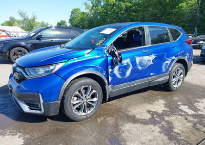 2021 Honda Cr-v Awd Ex, daño Lateral izquierdo, Iaai lote 44994966, foto 2 de 16