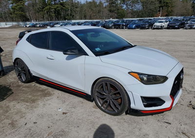 2020 Hyundai Veloster, daño Trasero, Copart lote 46660456, foto 4 de 12