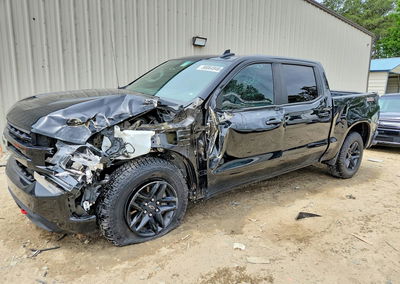 2021 Chevrolet Silverado K1500 Lt Trail Boss, Front End damage, Copart lot 56064946