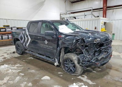 2022 Chevrolet Silverado K1500 Trail Boss Custom, uszkodzenie: Przód, Copart lot 75614195, zdjęcie 4 z 13