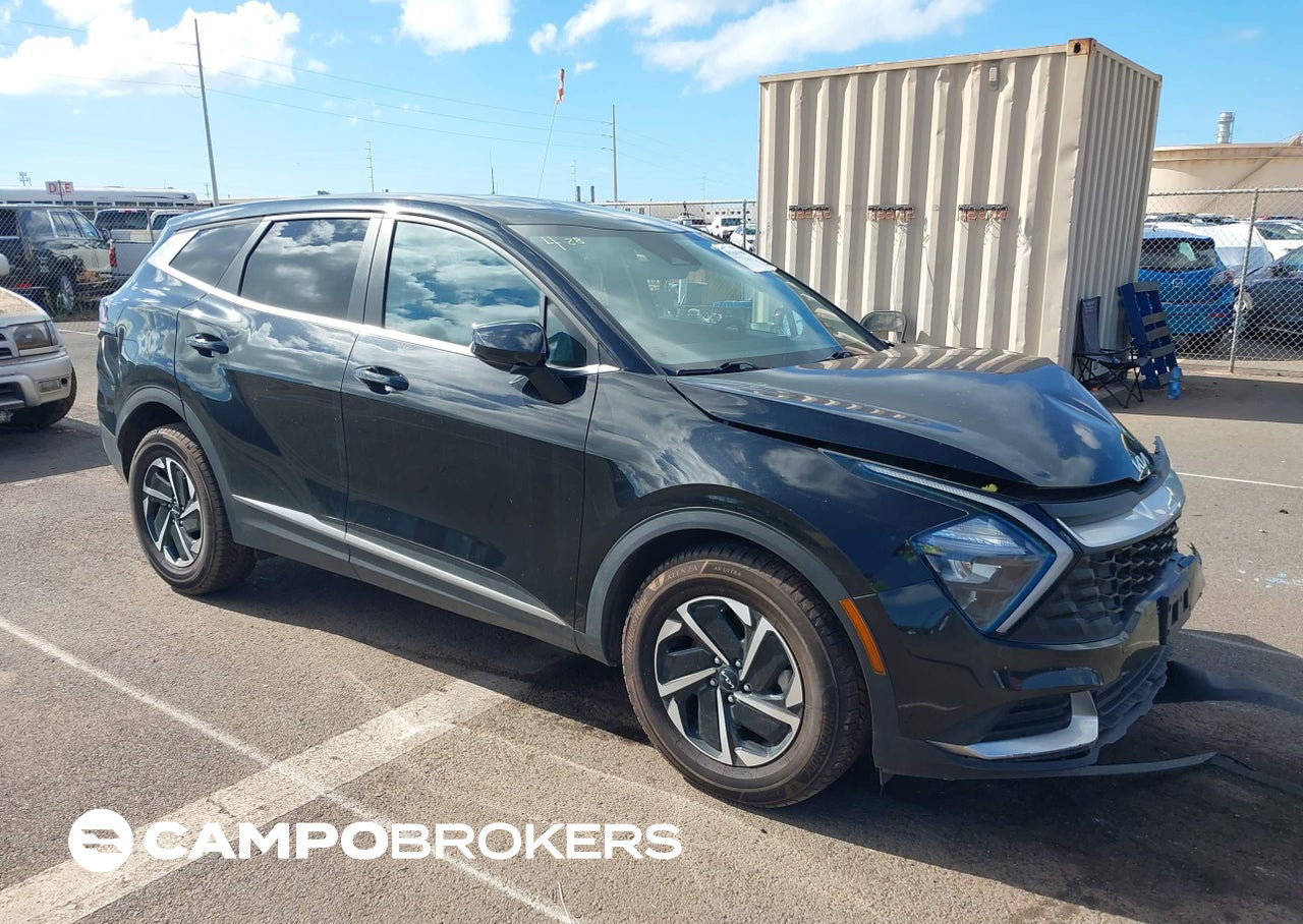 2023 Kia Sportage Hybrid Lx, Front End damage, Iaai lot 45344108