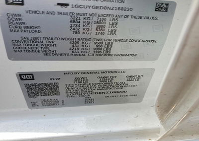 2022 Chevrolet Silverado Ltd K1500 Ltz, daño Bajos, Copart lote 51360256, foto 12 de 14