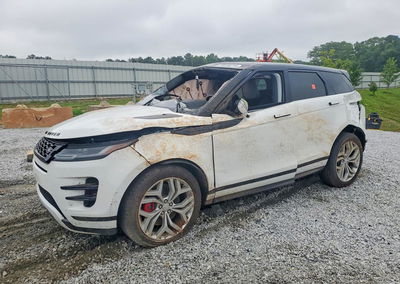 2021 Land Rover Range Rover Evoque R-dynamic Se, Top/Roof damage, Copart lot 55690316