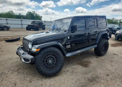 2021 Jeep Wrangler Unlimited Sahara, Undercarriage damage, Copart lot 51341176