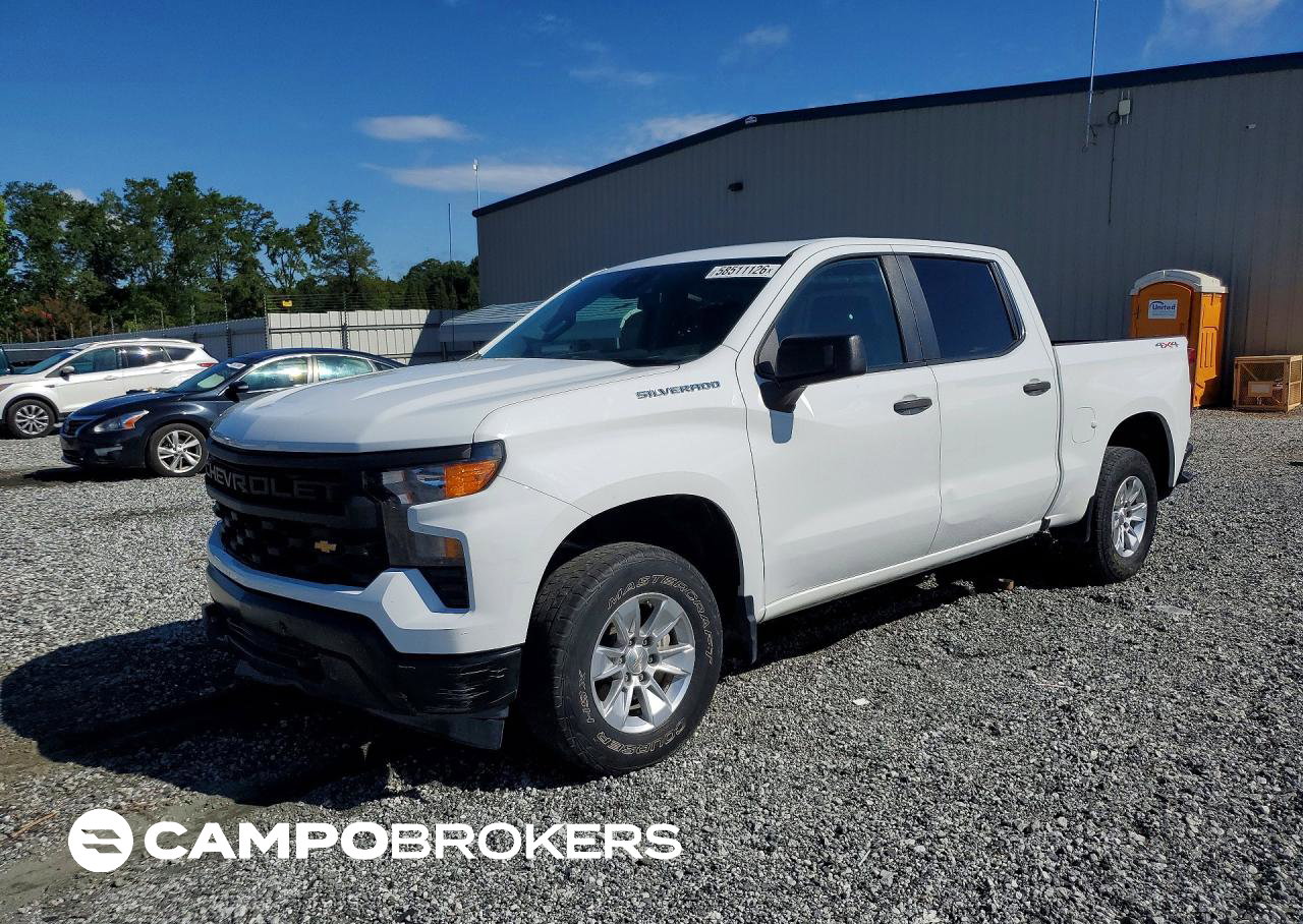 2023 Chevrolet Silverado K1500, daño Frontal, Copart lote 58511126
