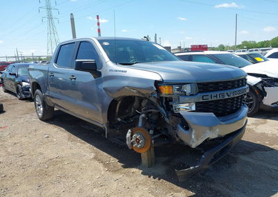 2021 Chevrolet Silverado 1500 4wd  Short Bed Custom, Right Front damage, Iaai lot 44968954