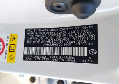 2019 Lexus Ux 200, daño Frontal, Iaai lote 45044122, foto 9 de 16