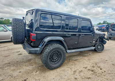 2021 Jeep Wrangler Unlimited Sahara, Undercarriage damage, Copart lot 51341176, photo 3 of 16