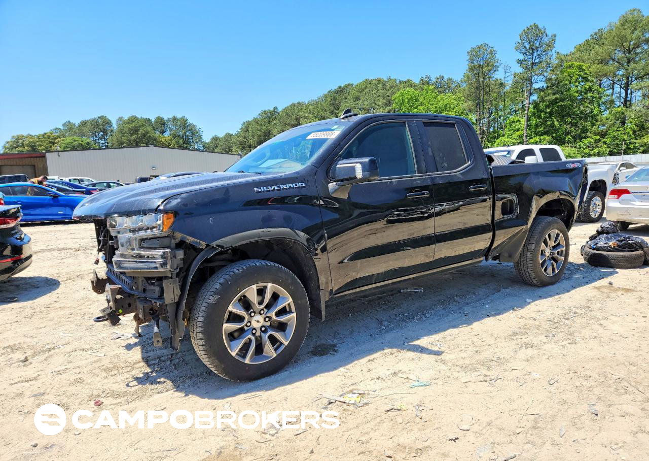 2020 Chevrolet Silverado K1500 Rst, пошкодження: Передня частина, Copart лот 55209866