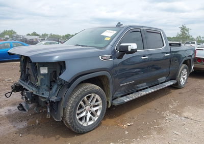 2020 Gmc Sierra 1500 4wd  Standard Box Slt, daño Frontal, Iaai lote 45409871, foto 2 de 17