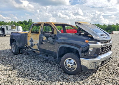 2022 Chevrolet Silverado K3500 Lt, пошкодження: Пожежа, Copart лот 54995816, фото 4 з 11