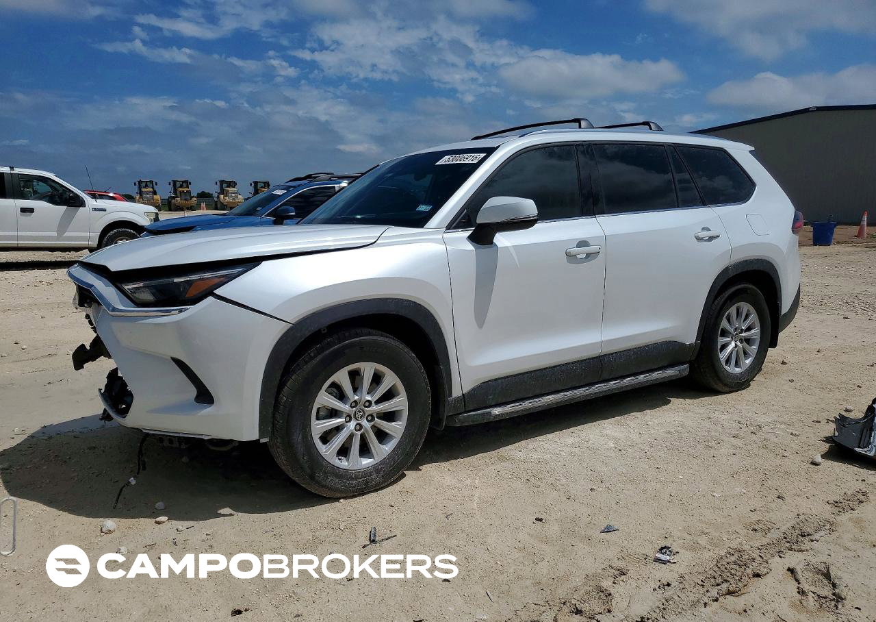 2026 Toyota Grand Highlander Hybrid Xle, пошкодження: Передня частина, Copart лот 53006916