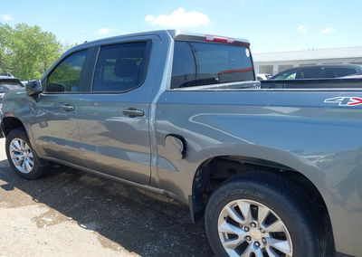 2021 Chevrolet Silverado 1500 4wd  Short Bed Custom, Right Front damage, Iaai lot 44968954, photo 15 of 17