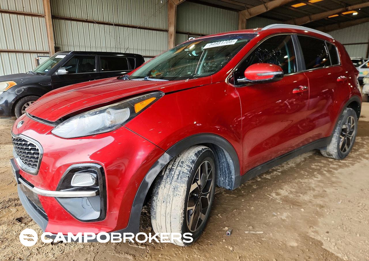 2020 Kia Sportage Ex, пошкодження: Передня частина, Copart лот 54981706