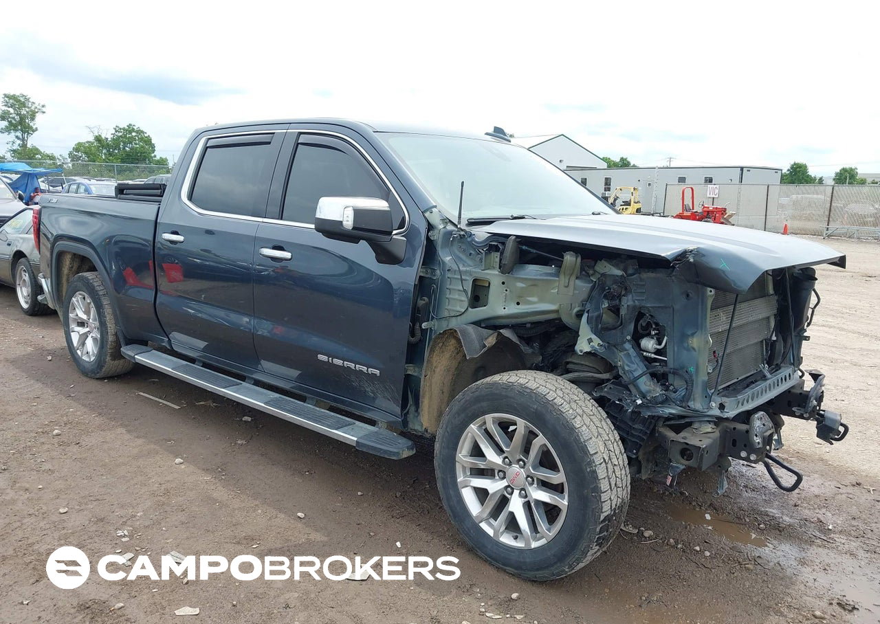 2020 Gmc Sierra 1500 4wd  Standard Box Slt, daño Frontal, Iaai lote 45409871