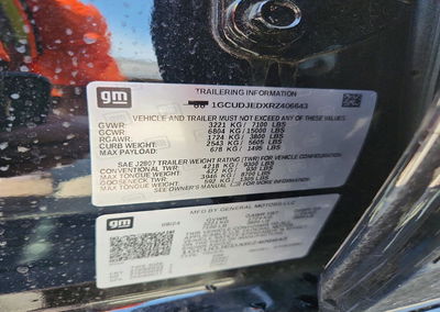 2024 Chevrolet Silverado K1500 High Country, пошкодження: Град, Copart лот 55734876, фото 12 з 14