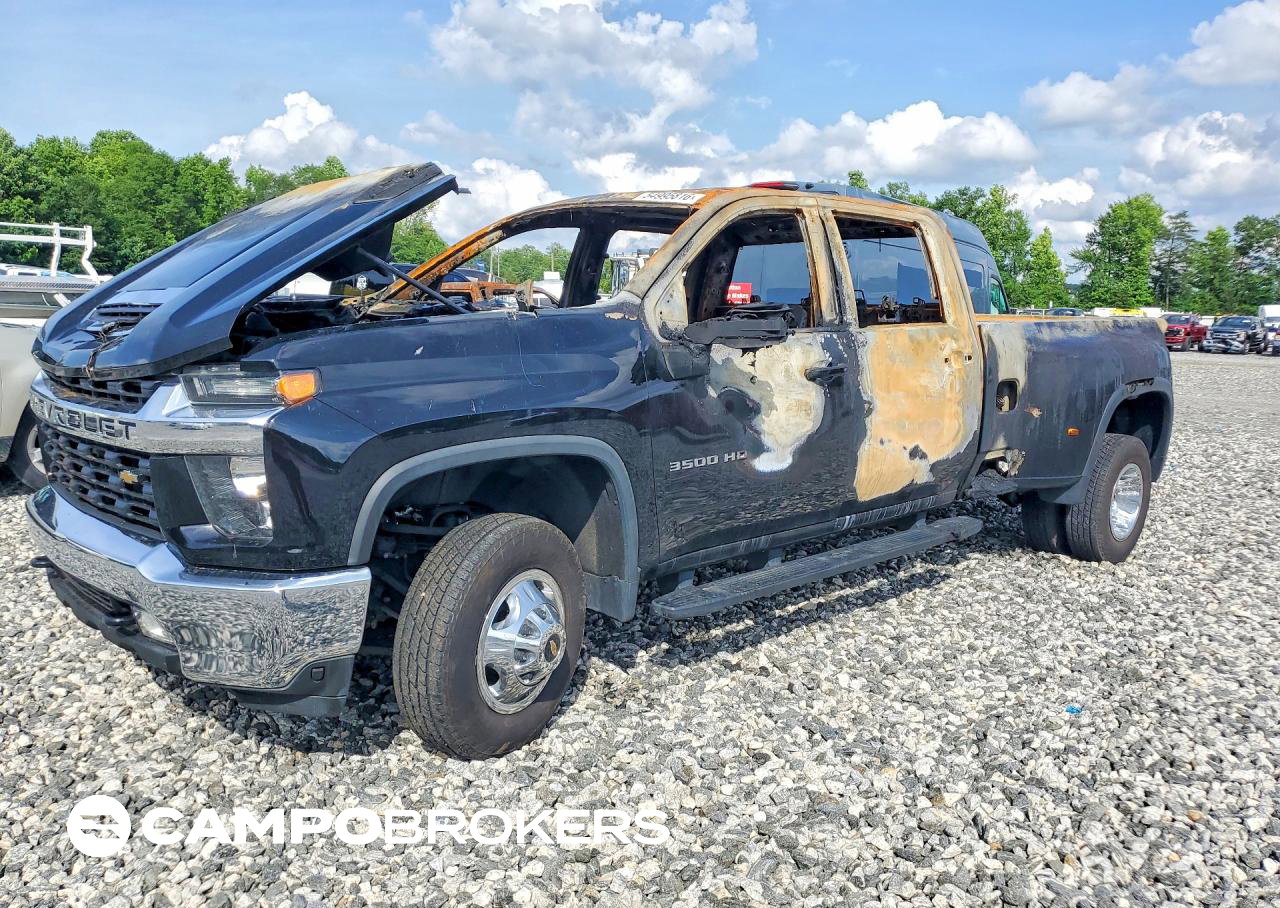 2022 Chevrolet Silverado K3500 Lt, пошкодження: Пожежа, Copart лот 54995816