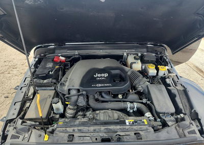 2021 Jeep Wrangler Unlimited Sahara, Undercarriage damage, Copart lot 51341176, photo 12 of 16