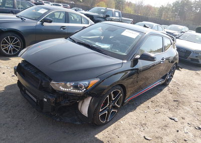 2022 Hyundai Veloster N, daño Front & Rear, Iaai lote 45033637, foto 2 de 19