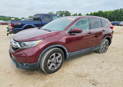 2019 Honda Cr-v Ex, daño Trasero, Copart lote 58837226