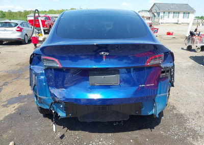 2022 Tesla Model Y Long Range Dual Motor All-wheel Drive, Rear damage, Iaai lot 44936581, photo 6 of 21