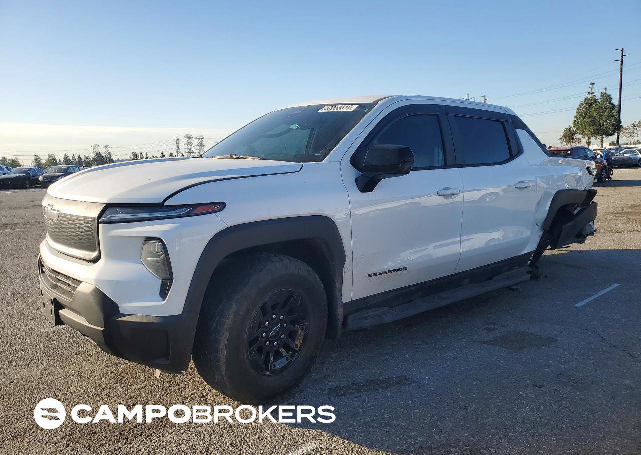 2024 Chevrolet Silverado, daño Lateral, Copart lote 42053816
