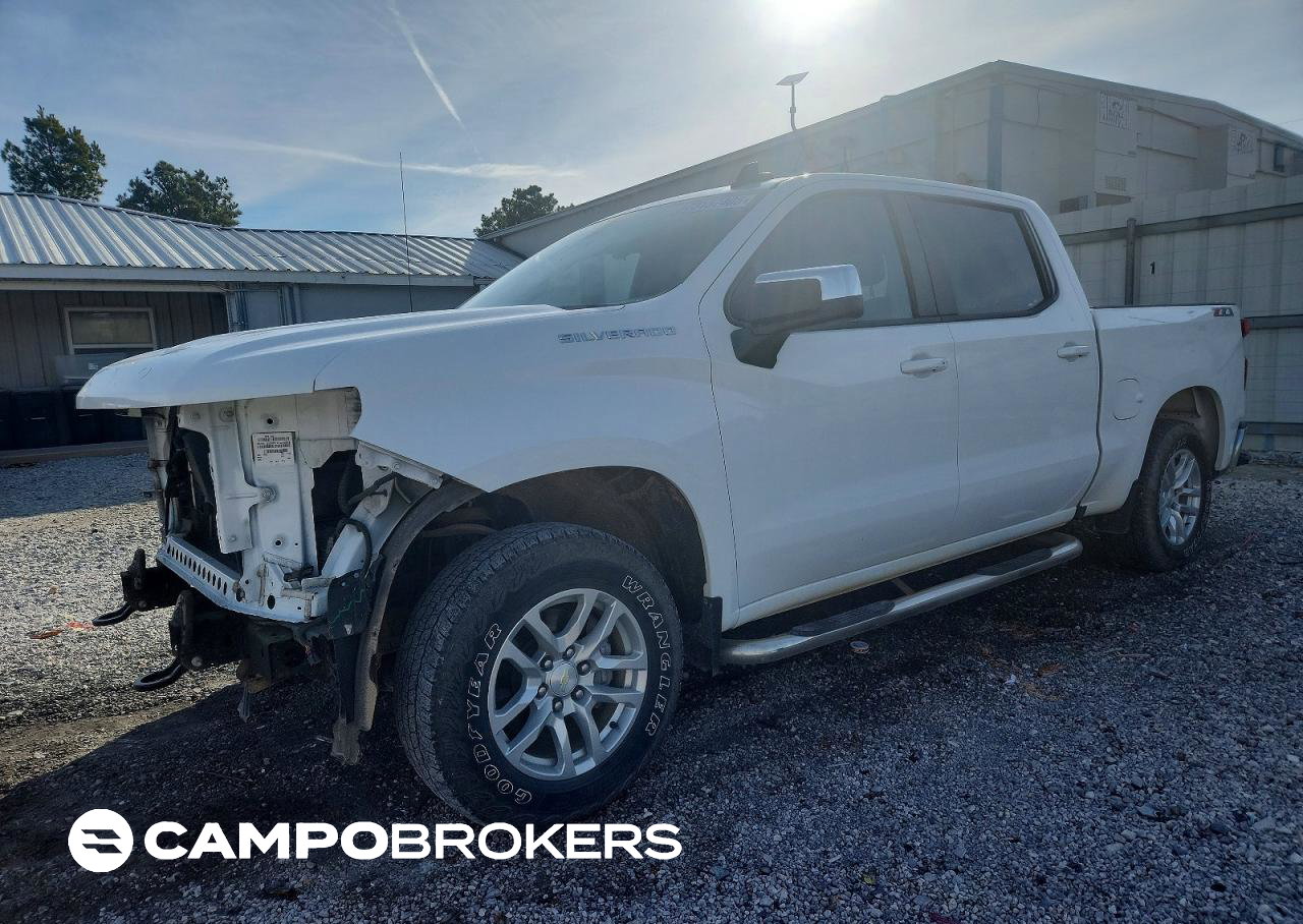 2020 Chevrolet Silverado K1500 Lt, пошкодження: Передня частина, Copart лот 73157405
