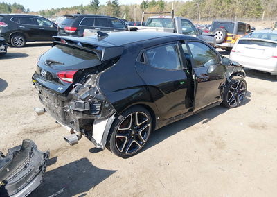 2022 Hyundai Veloster N, daño Front & Rear, Iaai lote 45033637, foto 4 de 19