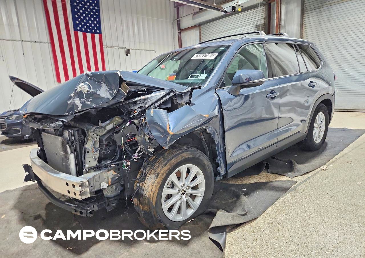 2024 Toyota Grand Highlander Xle, daño Frontal, Copart lote 78677185