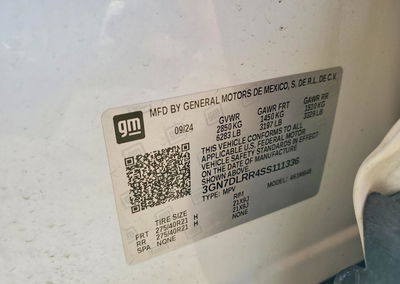 2025 Chevrolet Equinox Lt, daño Frontal, Copart lote 53621646, foto 13 de 15