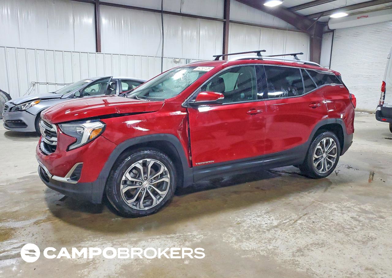 2019 Gmc Terrain Slt, daño Frontal, Copart lote 59263126