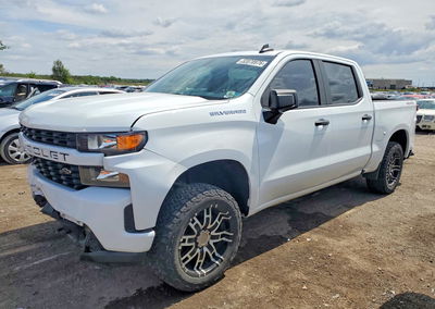 2021 Chevrolet Silverado K1500 Custom, Front End damage, Copart lot 52078976