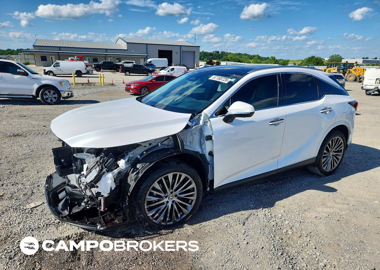 2024 Lexus Rx 350h Luxury, Front End damage, Copart lot 57180726