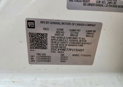 2023 Chevrolet Silverado K2500 Custom, daño Trasero, Copart lote 77845105, foto 12 de 12