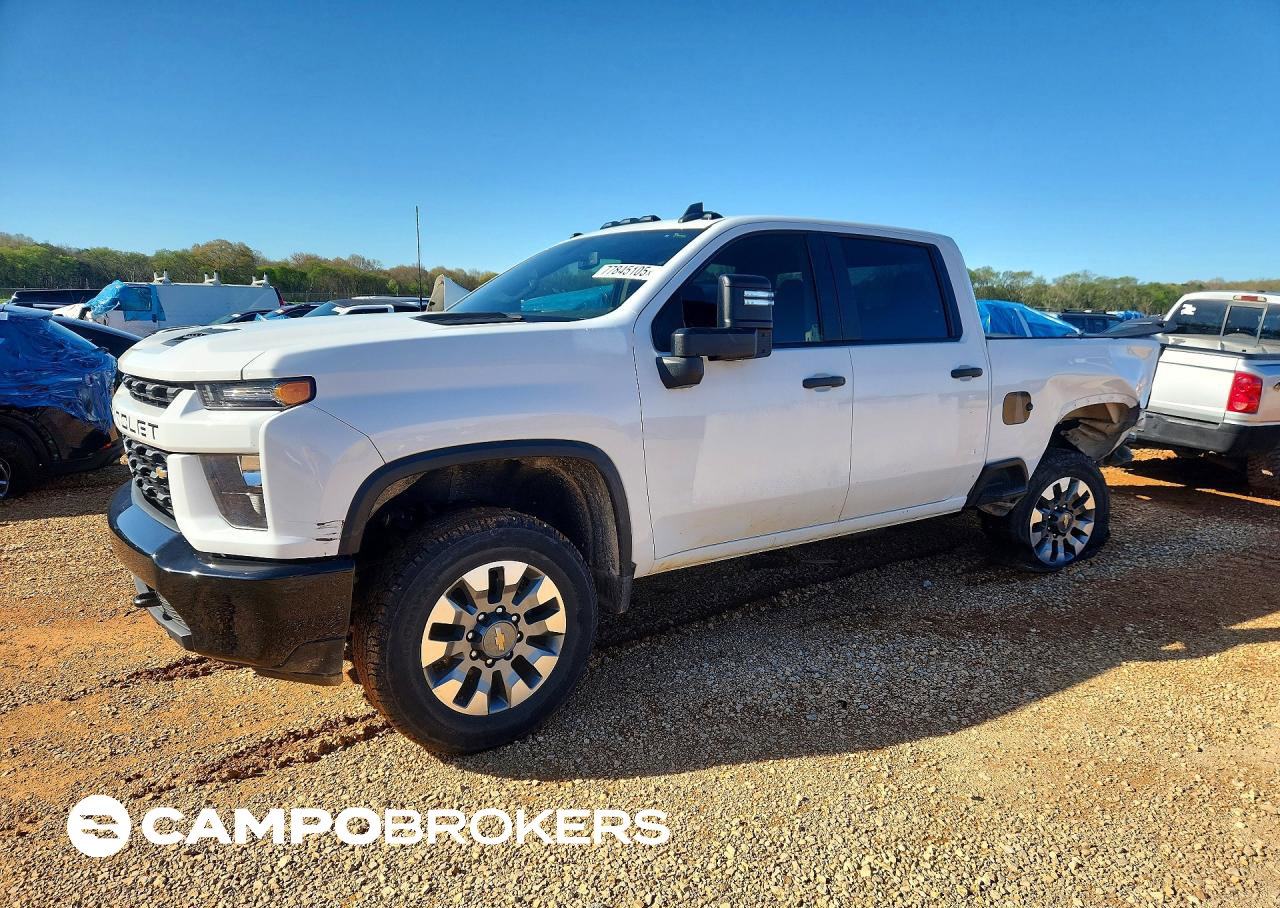 2023 Chevrolet Silverado K2500 Custom, daño Trasero, Copart lote 77845105