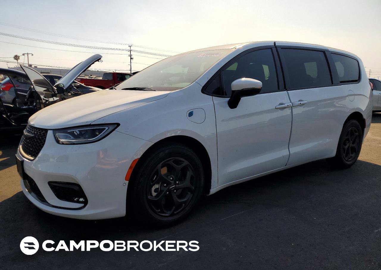 2023 Chrysler Pacifica Hybrid Touring L, пошкодження: Передня частина, Copart лот 53665096