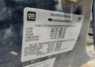 2022 Chevrolet Silverado K1500 Trail Boss Custom, Rollover damage, Copart lot 87441875, photo 12 of 12