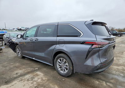 2025 Toyota Sienna Xle 7-passenger, пошкодження: Передня частина, Copart лот 41917026, фото 2 з 16