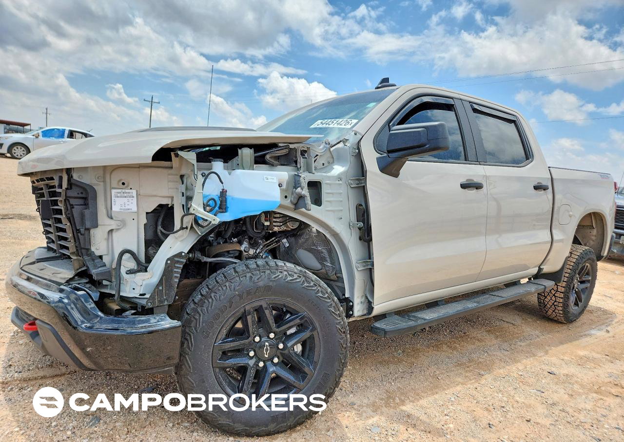 2026 Chevrolet Silverado K1500 Trail Boss Custom, uszkodzenie: Przód, Copart lot 54451426