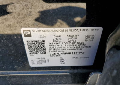 2024 Chevrolet Equinox Rs, daño Frontal, Copart lote 55814416, foto 13 de 15