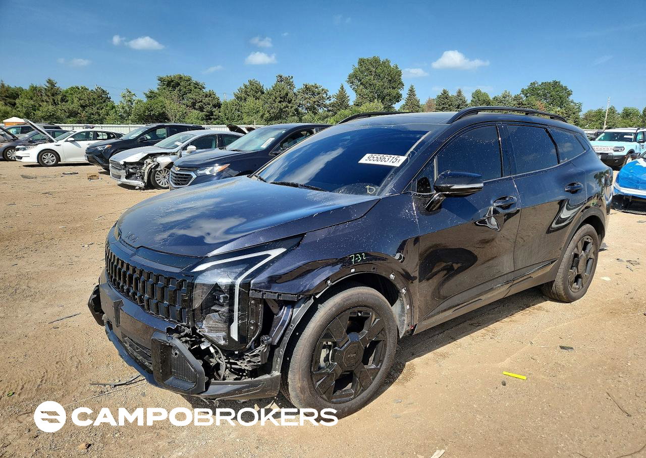 2026 Kia Sportage X Line, пошкодження: Передня частина, Copart лот 95586315