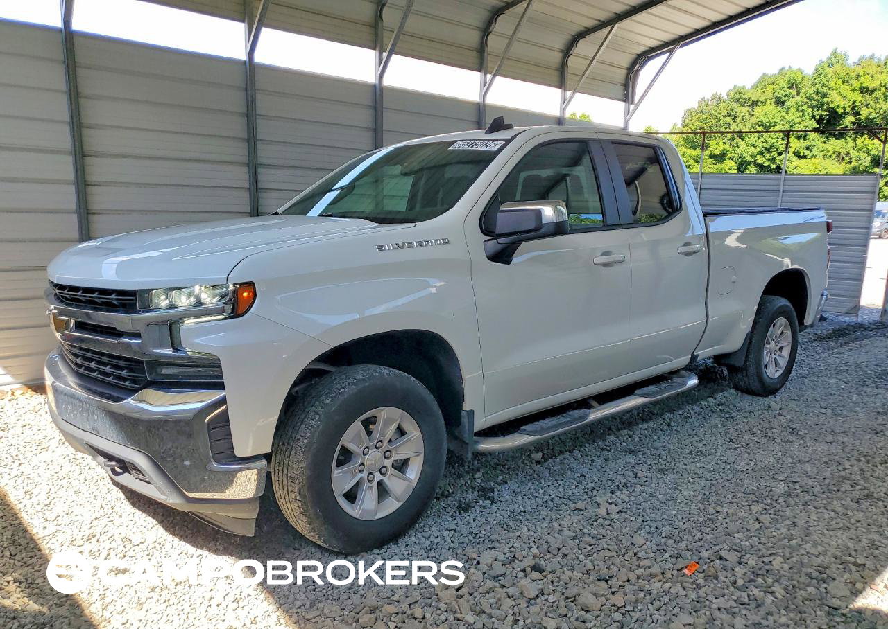 2021 Chevrolet Silverado K1500 Lt, daño Abolladuras/rayones menores, Copart lote 55275026