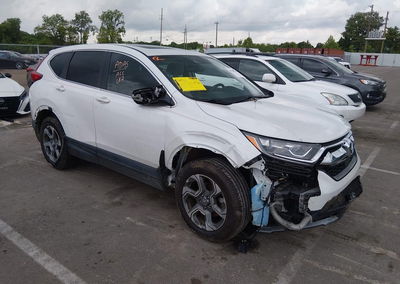 2019 Honda Cr-v Ex-l, Front End damage, Iaai lot 45149542