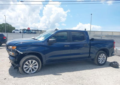 2022 Chevrolet Silverado 1500 Ltd 2wd  Short Bed Custom, Front End damage, Iaai lot 45182037, photo 14 of 16