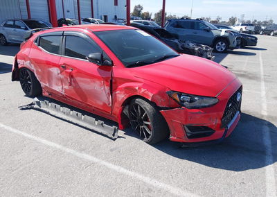 2020 Hyundai Veloster N, daño Frontal derecho, Iaai lote 45266062