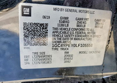 2020 Chevrolet Silverado K2500 Heavy Duty Ltz, uszkodzenie: Całe nadwozie, Copart lot 78050845, zdjęcie 12 z 12