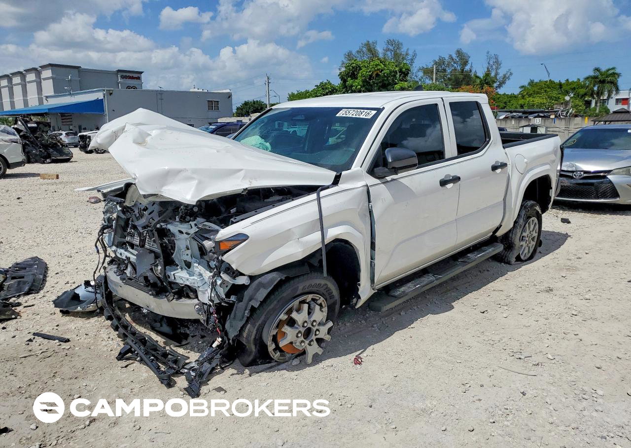 2026 Toyota Tacoma Sr, daño Frontal, Copart lote 55720816