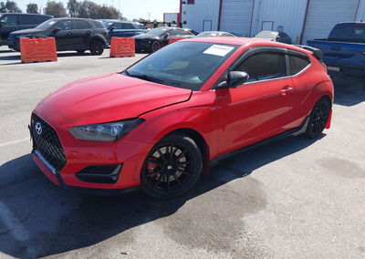 2020 Hyundai Veloster N, daño Frontal derecho, Iaai lote 45266062, foto 2 de 16